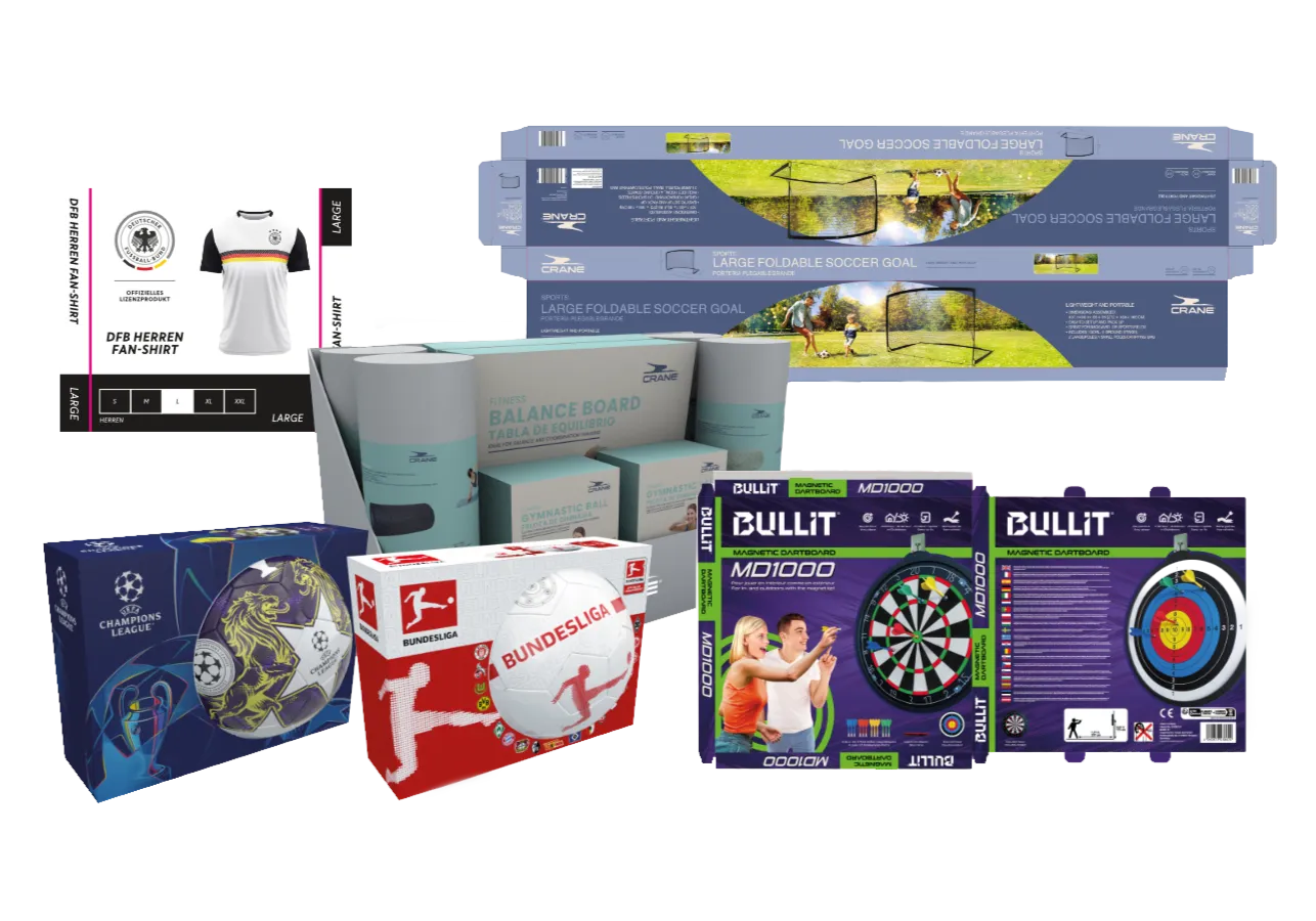 Retail product range
