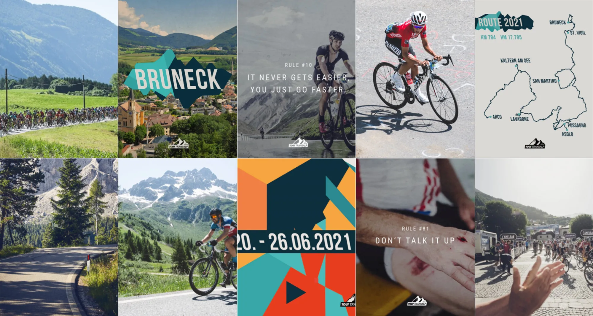 Bike Transalp social media campaign